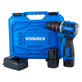 دریل شارژی ویوارکس مدل VR1610V-21BL با ۲ باتری و موتور براشلس